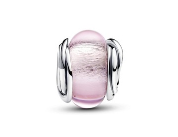 Charms Pandora - Ružové sklo Murano 793241C00