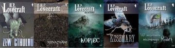 Zew Cthulhu Howard Phillips Lovecraft pakiet 5 ks.
