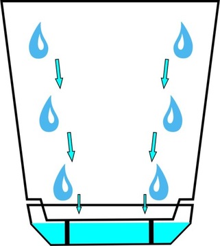 ДЕКОР диаметр цветочного горшка 26 см цвет алюминия