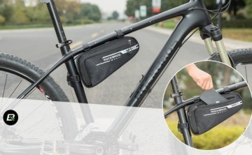 Сумка на велосипедную раму на молнии 1,2л ROCKBROS B75