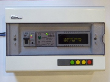 Sterownik schodowy LED 11-17k LCD FZ + czujki Sharp + maskownice stalowe