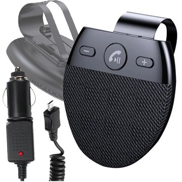ZESTAW GŁOŚNOMÓWIĄCY DO SAMOCHODU BT 5.0 AUTOSTART ŁADOWARKA KABEL C