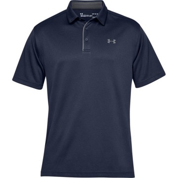 Koszulka Polo męska Under Armour Tech Polo 1290140 Granatowa r. XL