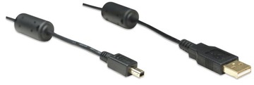 Кабель Manhattan USB A с 4-контактным разъемом типа «папа»/мини-папа