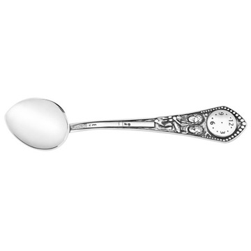 Сувенир на крещение из серебра 925 пробы с гравировкой