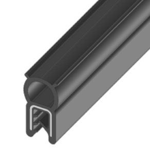 Uszczelka krawędziowa 10,4x10,4x9,3x4,5 EPDM