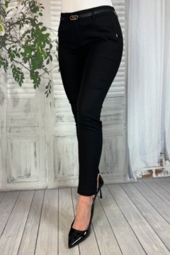 ЭЛЕГАНТНЫЕ ЖЕНСКИЕ ДЛИННЫЕ БРЮКИ-СИГАРИЛЕТЫ ПОЯС ФРЕЗИЯ S