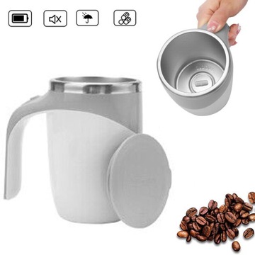 ELEKTRYCZNY SAMOMIESZAJĄCY KUBEK DO KAWY 380ML