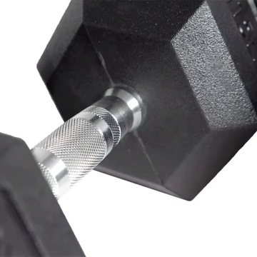 Fit-Rabbit Hantel gumowany Hex 7,5 kg