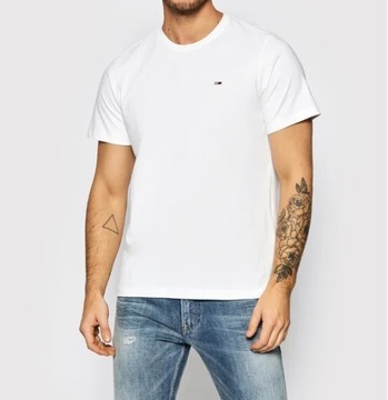 T-shirt męski okrągły dekolt Tommy Jeans rozmiar M