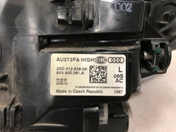 AUDI A3 SPORTBACK 8V4 FACELIFT MATRIX SVĚTLO ZADNÍ LEVÝ USA