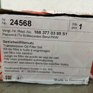 FEBI BILSTEIN 24568 SADA FILTRU HYDRAULICKÉHO AUTOMATICKÁ SKŘÍŇ ŘAZENÍ
