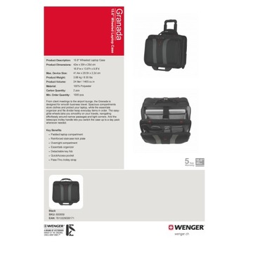 Сумка Wenger на колесах Granada 17
