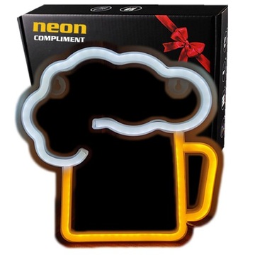 Neon led usb na ścianę Baterie/USB Beer Piwo