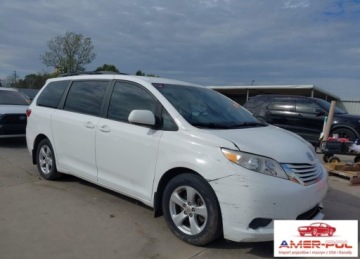 Toyota Sienna III 2017 Toyota Sienna LE, 8 Passenger, V6, od ubezpieczalni 3.5 Benzyna 296KM