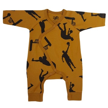 Pajacyk r.80 chłopięcy bawełniany rozpinany 9-12 m