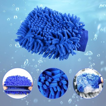 ZESTAW DETAILINGOWY DO CZYSZCZENIA AUTA PĘDZLE RĘKAWICA RĘCZNIK SZCZOTKI