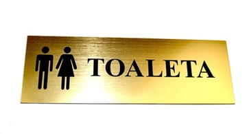 Tabliczka na drzwi, TOALETA, WC, i inne