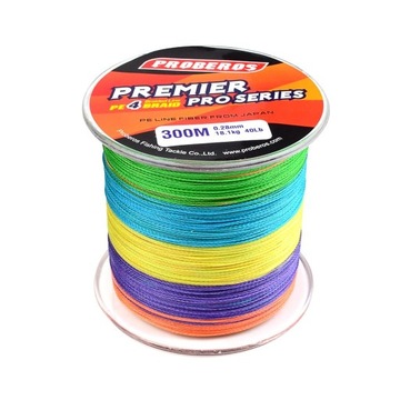 de-PE Sea Fishing Line Braided Lines Strands Wire 100LB Multicolor