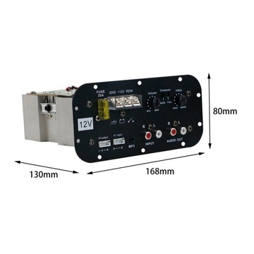 Плата усилителя стереоаудиоресивера с i