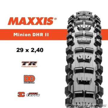 Opona Maxxis MINION DHR II 29x2,40 WT DD 120TPI MaxxTerra