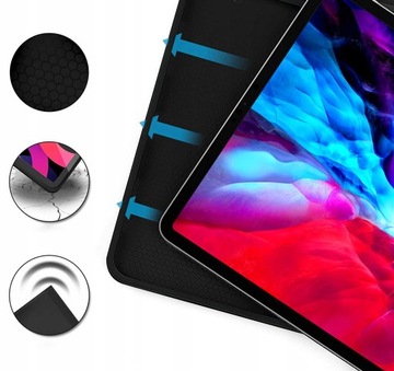 ЧЕРНЫЙ ЧЕХОЛ-КЛАВИАТУРА ДЛЯ APPLE IPAD AIR 5 10,9 дюйма 2022 г. A2589 A2591 A2588