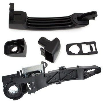 KLIKA + DRŽÁK LEVÝ RENAULT MASTER OPEL MOVANO