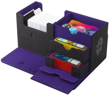 Gamegenic: Коробка для карт Academic 133+ XL — черный/фиолетовый