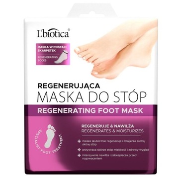 L'biotica regenerująca maska do stóp, 1 para