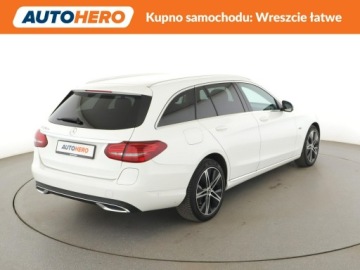 Mercedes Klasa C W205 Kombi Facelifting HYBRYDA 2.0 300 de 306KM 2019 Mercedes C 300 multibeam led navi kamera automat, zdjęcie 7