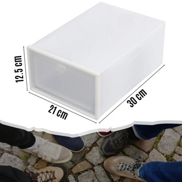 10 x КОРОБКА-ОРГАНИЗАТОР ДЛЯ ОБУВИ С ОТКРЫТКАМИ НАБОР КОРОБОК ДЛЯ ГАРДЕРОБА