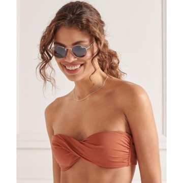 SUPERDRY MIEDZIANY GŁADKI TOP BIKINI (38)