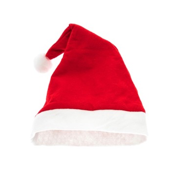 РОЖДЕСТВЕНСКОЕ ПЛАТЬЕ ШАПКА САНТА С ПОМПОНОМ НАряд