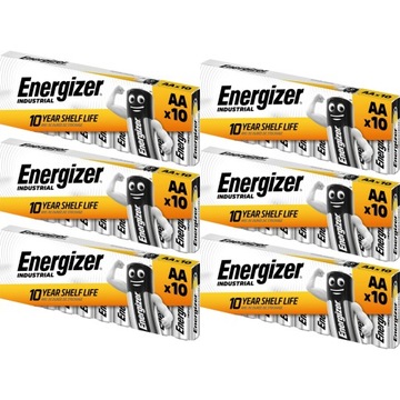 Батарейки ENERGIZER AA Щелочные R6 1,5 В Мощные 60 шт. Оригинал