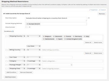 Плагин WooCommerce для оплаты условной доставки