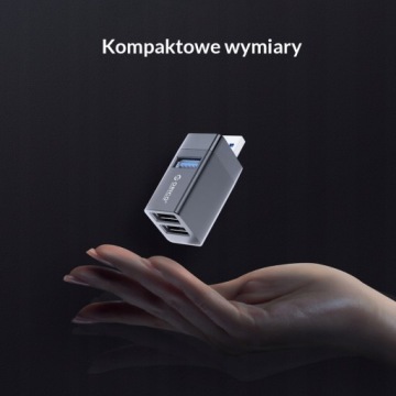 Концентратор Mini USB 3.1 с 3 портами без алюминиевого кабеля ORICO