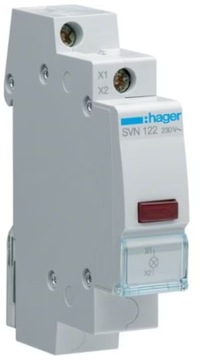 Lampka sygnalizacyjna 1 kolor Hager SVN122