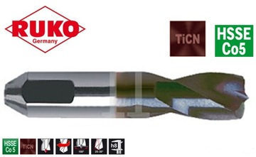 Фреза для сварки 8,0 мм, сверло HSSE-Co5-TiCN RUKO