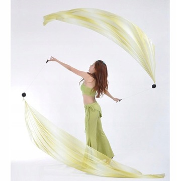2x Poi rzucane piłki Fairy Belly Dance Stage