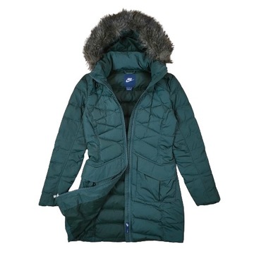 NIKE Kurtka Parka Puchowa 550 Damska Zielona r. S