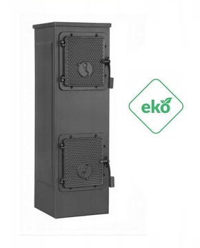 PIEC kominek STALOWY Z SZAMOTEM 6 kW PW5C EKO