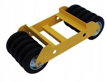 Rolka Pod Koło Wózek Serwisowy 2300kg Żółty WZM 4a