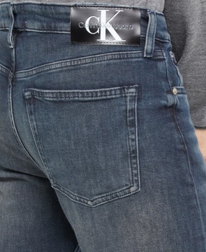 Spodnie jeansowe męskie CALVIN KLEIN JEANS r. 34X32 jeansy slim taper