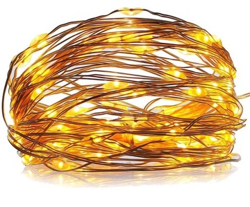 LAMPKI DRUCIKI MIKRO 20 LED Biały ciepły