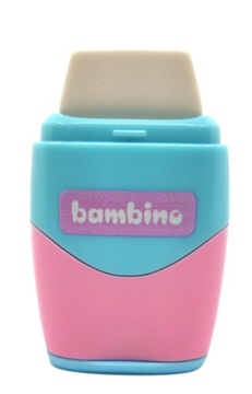 Ластик + точилка 2в1 Mini Zoo стандарт, St.Majew