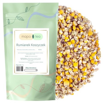 RUMIANEK KOSZYCZKI CAŁE 50G KWIAT RUMIANKU NATURALNY PREMIUM WYSOKA JAKOŚĆ