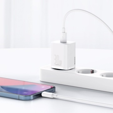 Настенное зарядное устройство USB C Quick Charger Baseus, 30 Вт