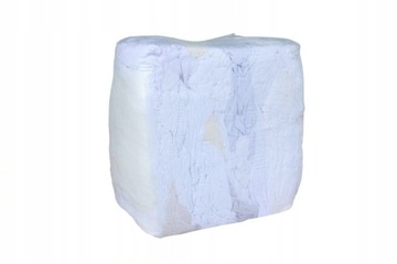 CZYŚCIWO BAWEŁNIANE BIAŁE, SZMATKI, CIĘTE, 10KG