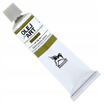 Farba olejna 60ml, ziemia zielona palona, Renesans