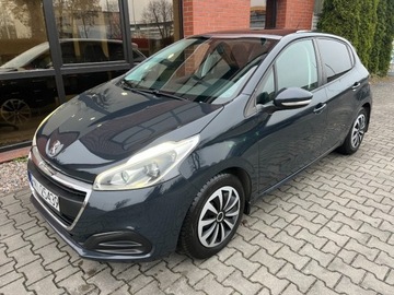 Peugeot 208 I Hatchback 5d Facelifting 1.6 BlueHDi 100KM 2016 Peugeot 208 1.6 diesel panorama dach zarej w PL ksiazka serwis zamiana